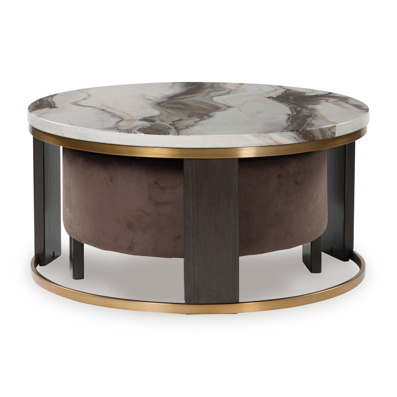 Signature Design by Ashley Jazmore T671-22 Nesting Cocktail Tables IMAGE 4