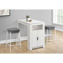  Monarch I 1202 Counter Height Dining Table - White IMAGE 2