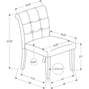  Monarch I 1218 Dining Chair - Grey IMAGE 4