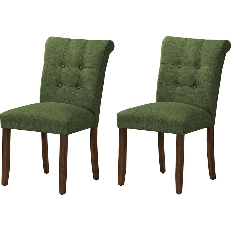  Monarch I 1219 Set of 2 Dining Chairs - Green IMAGE 1