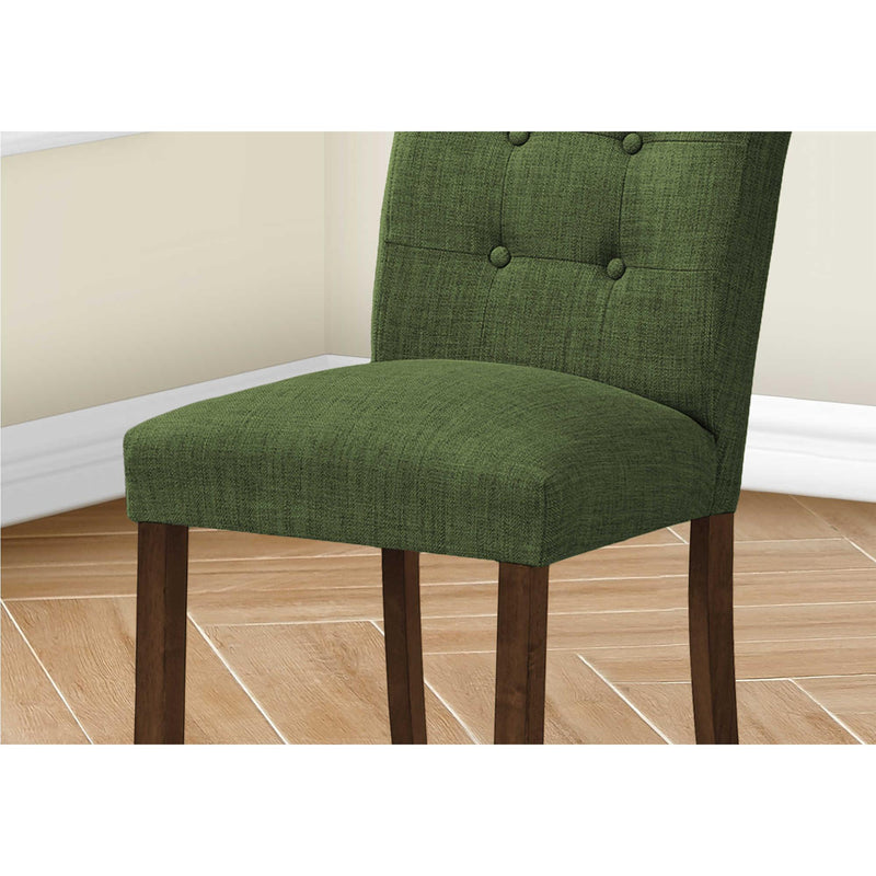  Monarch I 1219 Set of 2 Dining Chairs - Green IMAGE 2