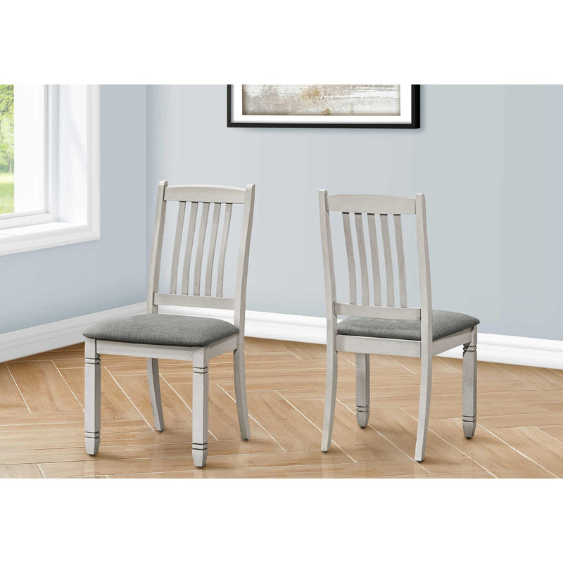  Monarch I 1256 Set of 2 Dining Chairs - Grey IMAGE 3