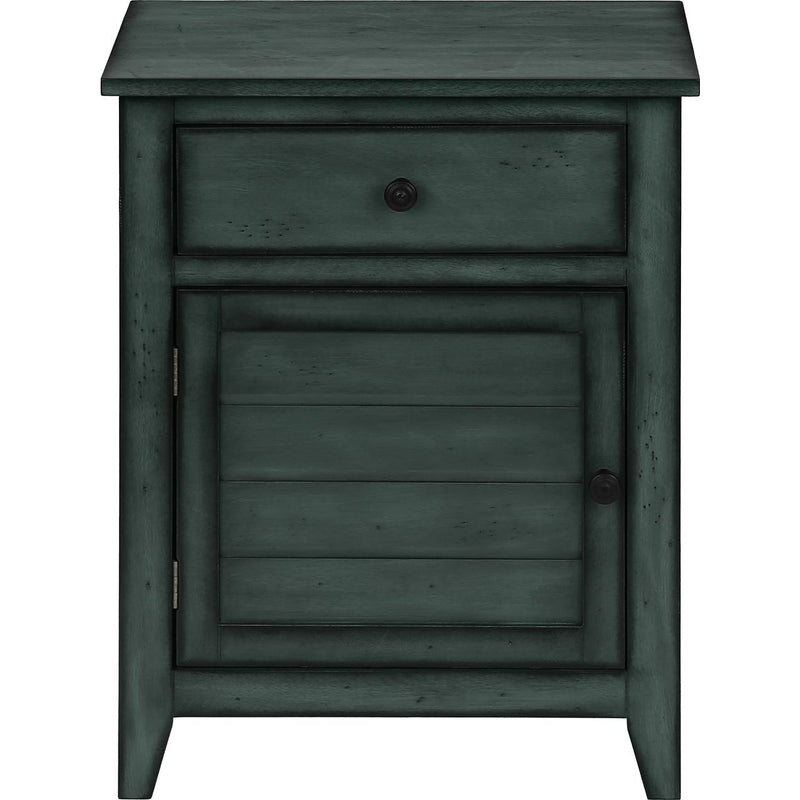 Monarch I 3949 Accent Table - Antique Blue IMAGE 1