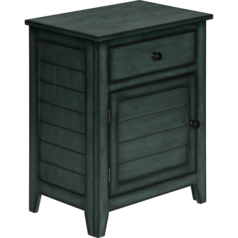 Monarch I 3949 Accent Table - Antique Blue IMAGE 2