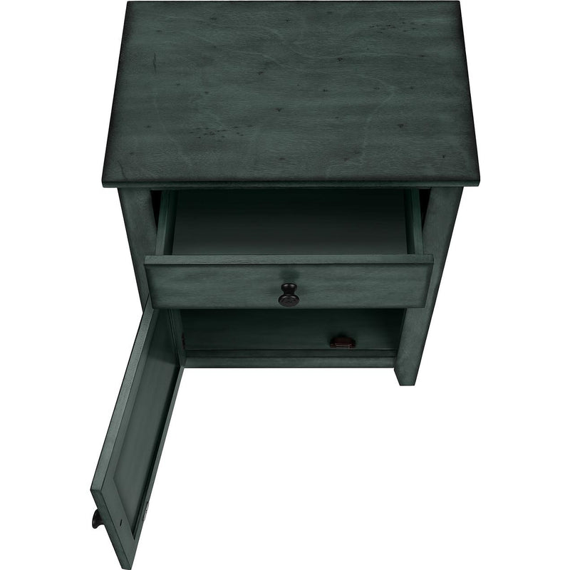 Monarch I 3949 Accent Table - Antique Blue IMAGE 5