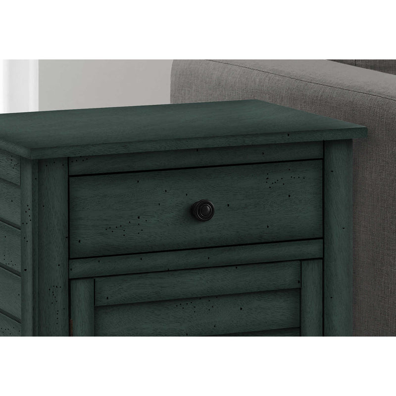 Monarch I 3949 Accent Table - Antique Blue IMAGE 9