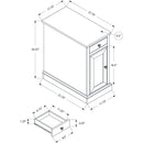 Monarch I 3992 End Table - Antique Blue IMAGE 11