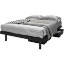  Julien Beaudoin Reflexx 13" Platform Bed Base (Queen) - Stallion Black IMAGE 1