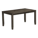 Monarch I 1346 Dining Table - Antique Grey Veneer 36"X 60" IMAGE 2