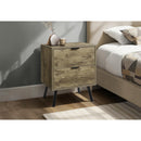 Monarch I 3609 Accent Table - 24"H / Light Brown End Table - 2 Drawers IMAGE 2