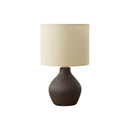Monarch I 9772 16"H Table Lamp Brown Resin / Beige Shade IMAGE 2
