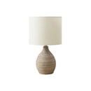 Monarch I 9846 17"H Table Lamp Brown Resin / Ivory Shade IMAGE 2