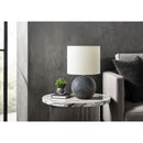 Monarch I 9850 16"H Table Lamp Grey Concrete / Ivory Shade IMAGE 1