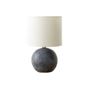 Monarch I 9850 16"H Table Lamp Grey Concrete / Ivory Shade IMAGE 2