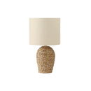 Monarch I 9854 17"H Table Lamp Natural Rattan / Beige Shade IMAGE 2