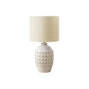 Monarch I 9859 19"H Table Lamp Ivory Ceramic / Beige Shade IMAGE 2