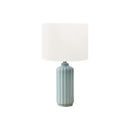 Monarch I 9872 23"H Table Lamp Green Ceramic / Ivory Shade IMAGE 2