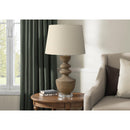 Monarch I 9920 28"H Table Lamp Brown Resin / Beige Shade IMAGE 1