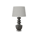 Monarch I 9922 28"H Table Lamp Grey Resin / Grey Shade IMAGE 2