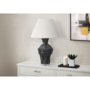 Monarch I 9935 28"H Table Lamp Black Resin / Ivory Shade IMAGE 1