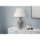 Monarch I 9936 28"H Table Lamp Grey Resin / Ivory Shade IMAGE 1