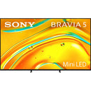  Sony 65-inch BRAVIA 5 Class Mini LED 4K HDR Google TV K-65XR50 IMAGE 1