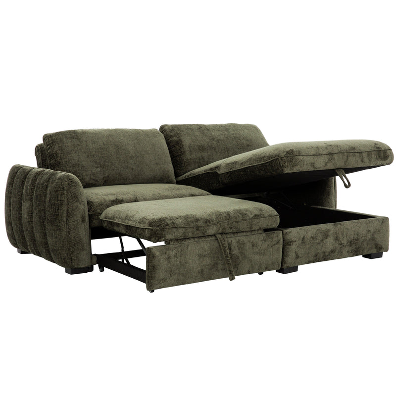 Primo International Venetian Fabric King Sleeper Sectional UI85164593STX3/UI85164593STR1 IMAGE 5