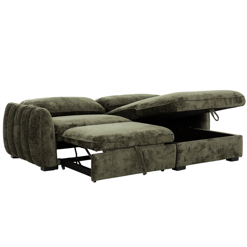 Primo International Venetian Fabric King Sleeper Sectional UI85164593STX3/UI85164593STR1 IMAGE 7