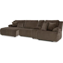  Signature Design by Ashley Top Tier 92705S12 4 pc Reclining Sectional with Chaise IMAGE 1