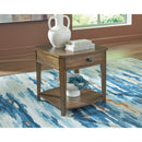  Signature Design by Ashley Burkbyer T513-3 Rectangular End Table IMAGE 5