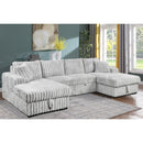 Primo International Arzelia Fabric Sleeper Sectional UH45161323STX1/UH45161323STX2/UH45161323STY5 IMAGE 3