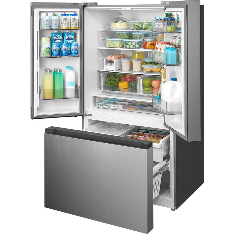  Midea 33-inch, 22.6 cu. ft. Counter-Depth French 3-Door Refrigerator with Wi-Fi MRF23I7AST IMAGE 6