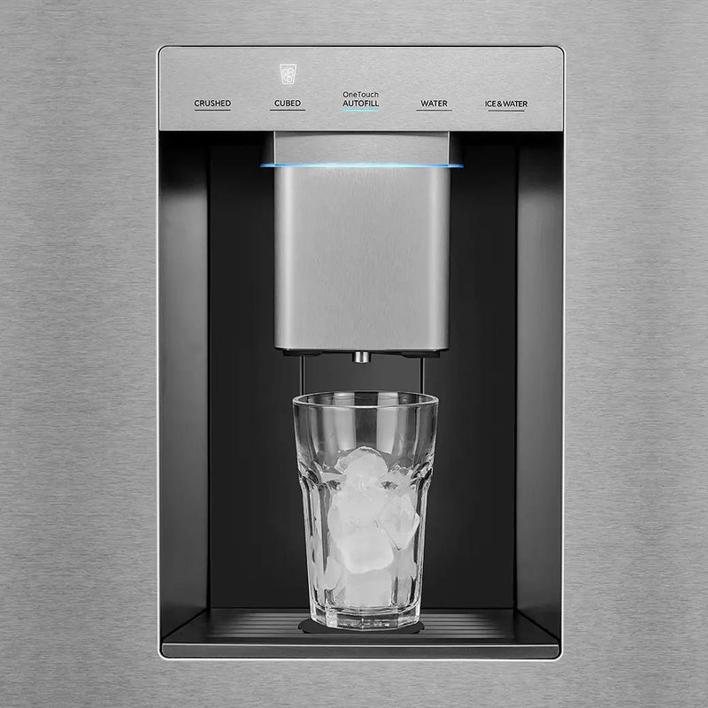  Midea 36-inch, 29 cu. ft. Freestanding French 3-Door Refrigerator with OneTouch AutoFill™ MRF29D9BST IMAGE 16