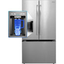  Midea 36-inch, 29 cu. ft. Freestanding French 3-Door Refrigerator with OneTouch AutoFill™ MRF29D9BST IMAGE 3