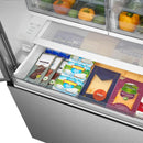  Midea 36-inch, 31.7 cu. ft. Freestanding French 3-Door Refrigerator with AutoFill Pitcher and Dual Ice Maker MRF32I6BST IMAGE 7