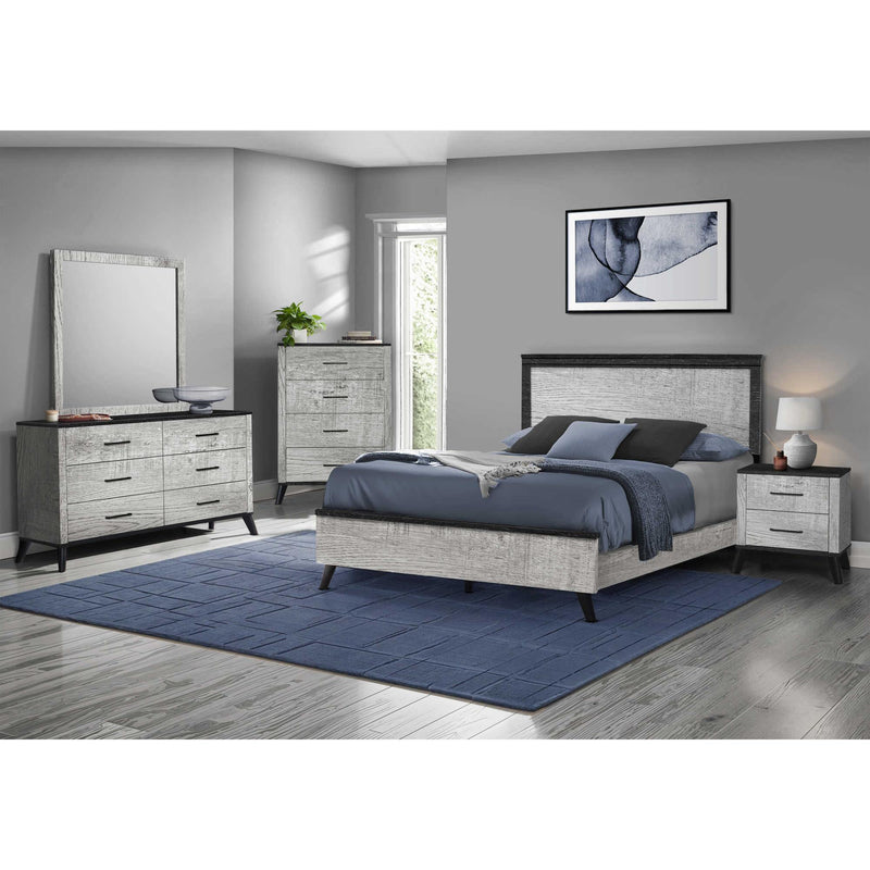  Monarch I 5250Q Queen Bed - Grey Reclaimed/Graphite IMAGE 2