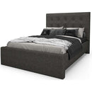  Julien Beaudoin Adam HAM78+BKPLK King Upholstered Platform Bed IMAGE 1