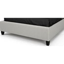  Julien Beaudoin Adelaide HAD39+BKPLWT Twin Upholstered Platform Bed IMAGE 2