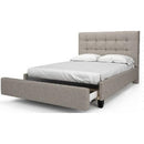  Julien Beaudoin Chelsea HCH78+BKPDK King Upholstered Platform Bed IMAGE 1