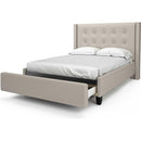  Julien Beaudoin Edwin HED39+BKPDT Twin Upholstered Platform Bed IMAGE 1