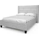  Julien Beaudoin Elliane HEL78+BKBSWK King Upholstered Box Spring Bed IMAGE 1