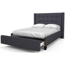  Julien Beaudoin Floriann HFL78+BKPDK King Upholstered Platform Bed IMAGE 1