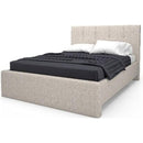  Julien Beaudoin Lyon King Upholstered Platform Bed Lyon HLY78+BKBSK King Upholstered Box Spring Bed IMAGE 1