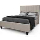  Julien Beaudoin Noah Twin Upholstered Platform Bed Noah HNO39+BKPLWT Twin Upholstered Platform Bed IMAGE 1