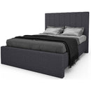  Julien Beaudoin Noah King Upholstered Platform Bed Noah HNO78+BKBSK King Upholstered Box Spring Bed IMAGE 1