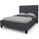  Julien Beaudoin Sunset Queen Upholstered Platform Bed Sunset HSN60+BKBSWQ Queen Upholstered Box Spring Bed IMAGE 1