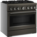  KitchenAid 36-inch Freestanding Commercial-Style Dual-Fuel Range KFDS936SBE IMAGE 4
