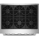  KitchenAid 36-inch, 5.1 cu. ft. Freestanding Commercial-Style Dual-Fuel Range with Even-Heat™ True Convection KFDS936SWF IMAGE 6