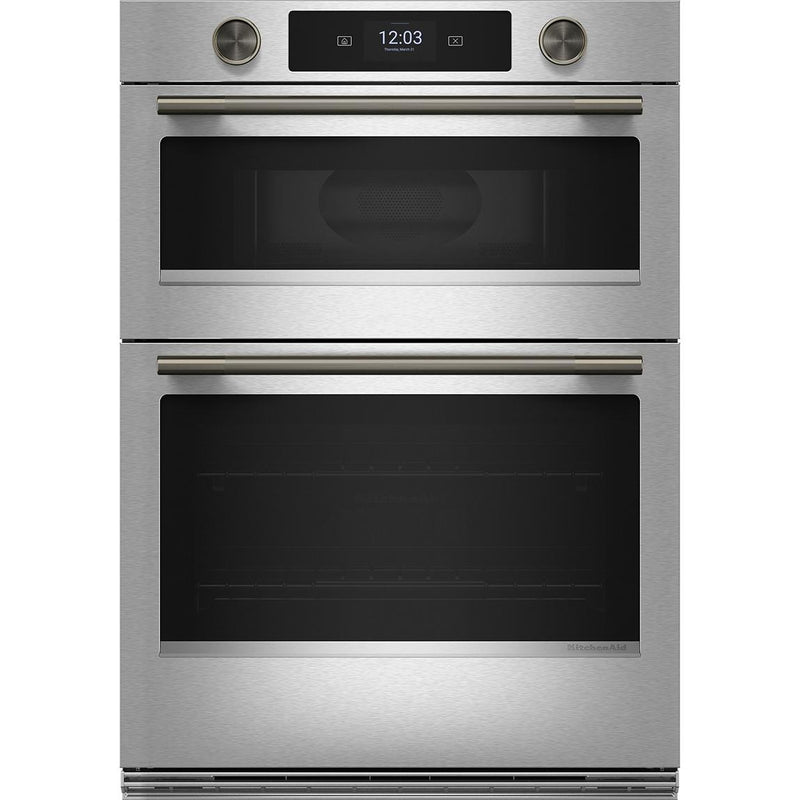 KitchenAid 30-inch Built-in Combination Wall Oven with Microwave Oven with Convection Technology KOEC730SPS IMAGE 3