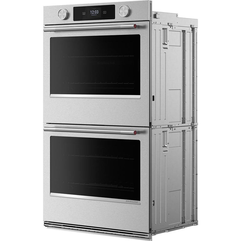 KitchenAid 30-inch Built-in Double Wall Oven with Convection Technology KOED730SPS IMAGE 4